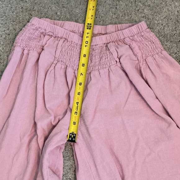 Free-est by Free People Rising Sun Wide-Leg Pants ~ Dawn Mauve - Picture 7 of 11